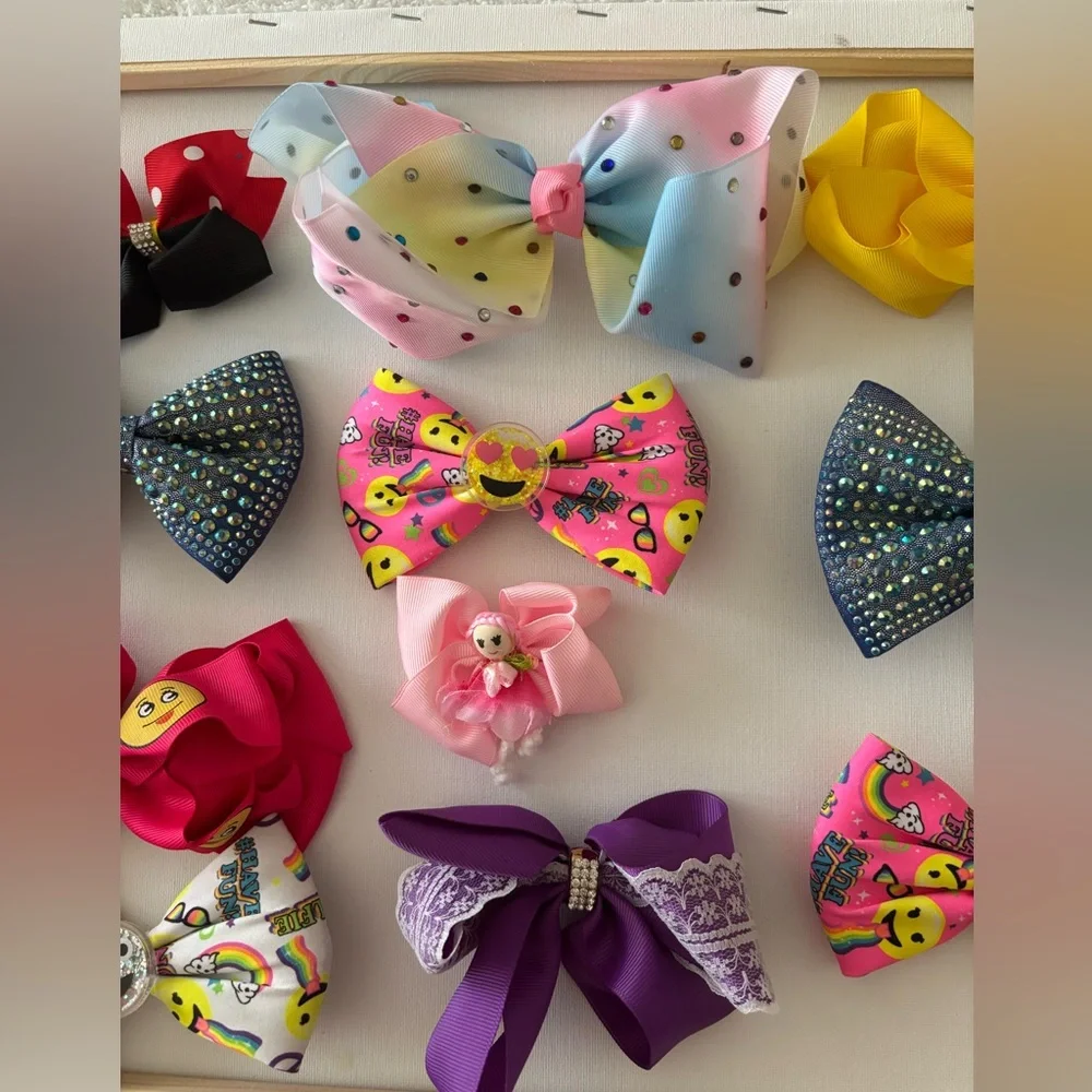 Colorful Girl’s Bow Hair Accessories Bundle